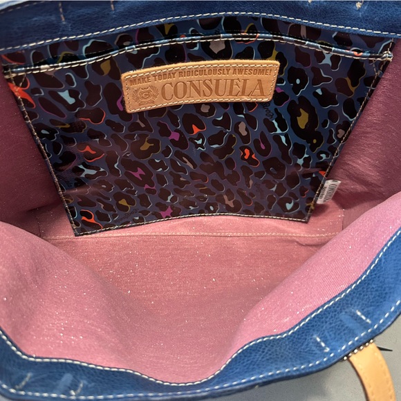 Consuela Pax Leather Floral Easy Tote - Picture 8 of 14